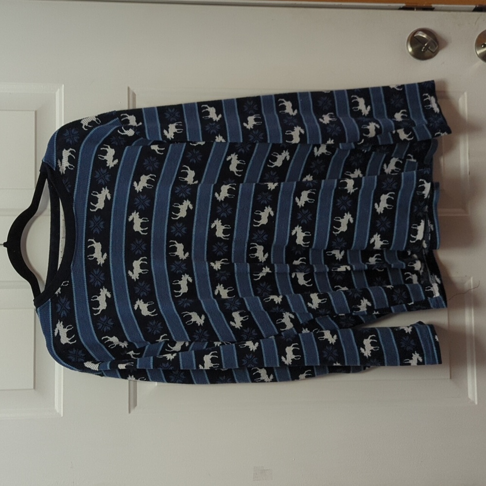 Men's Waffleweave Thermal Pajamas Size L